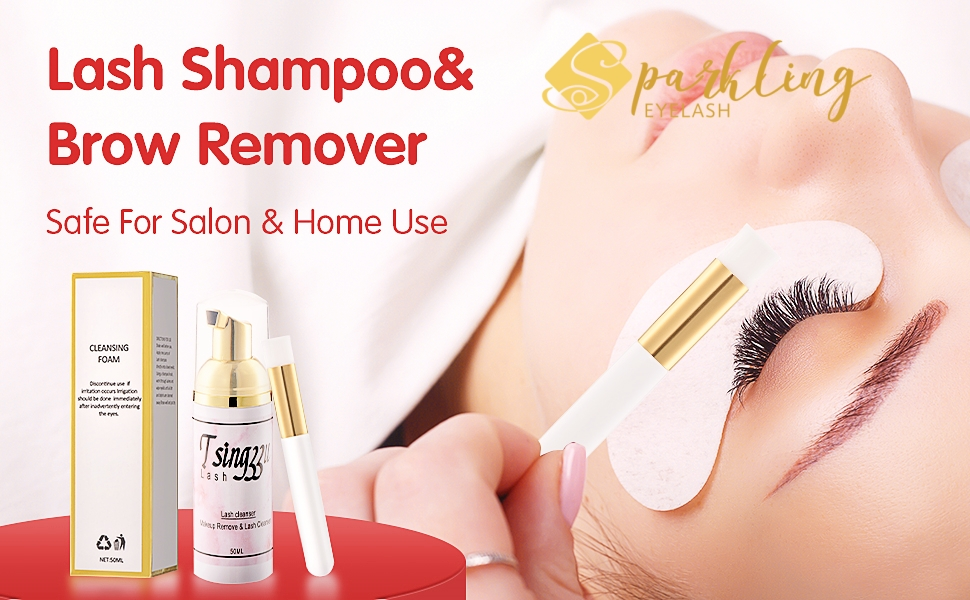 Pembersih Ekstensi Bulu Mata Label Pribadi: Sparkling Eyelash®
