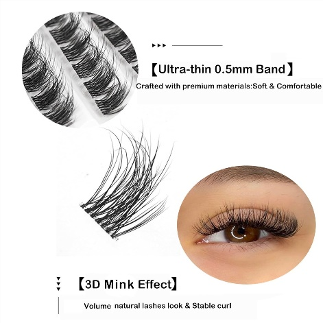 Ekstensi Bulu Mata Volume Mega DIY kanthi Pingdu Sparkling Eyelash®