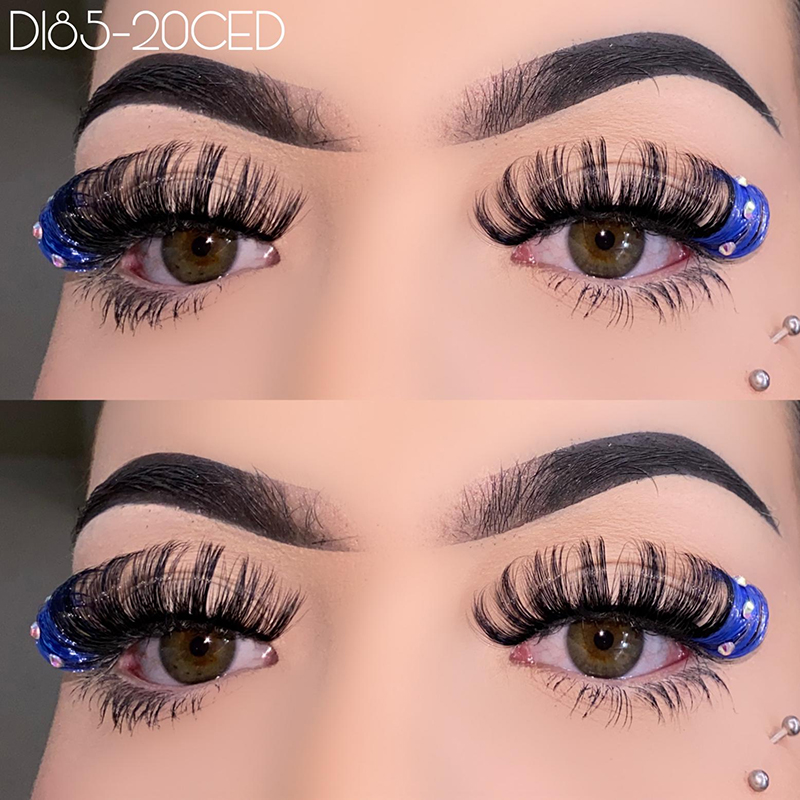 Lashes Mink berwarna Grosir: Tren paling monjo kanggo Halloween & Beyond