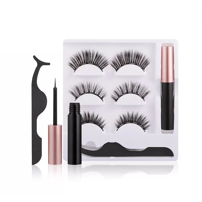 3 Pasang Kit Bulu Mata Magnetik Kanthi Magic Liner
