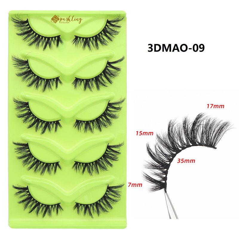 5 Pasang Bulu Mata Kucing Wispy