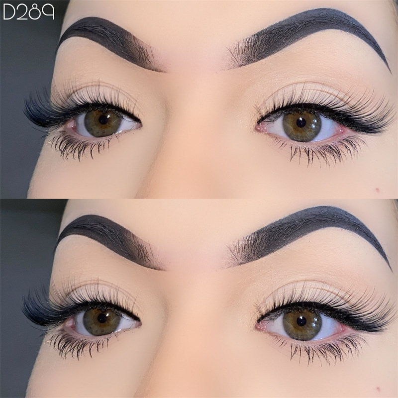 Fox Eye Lashes Wispy Bulu Mata Palsu Natural Look L Curl