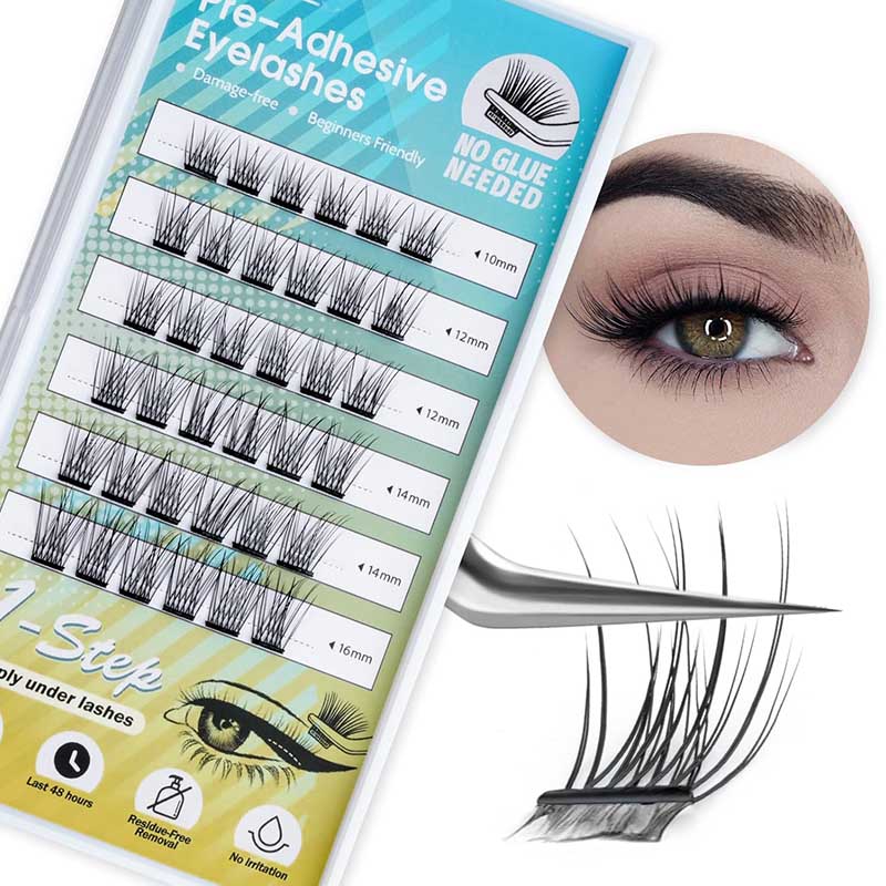 Ora Ana Lem Reusable Adhesive-lashes kanggo DIY Eyelashes Extension